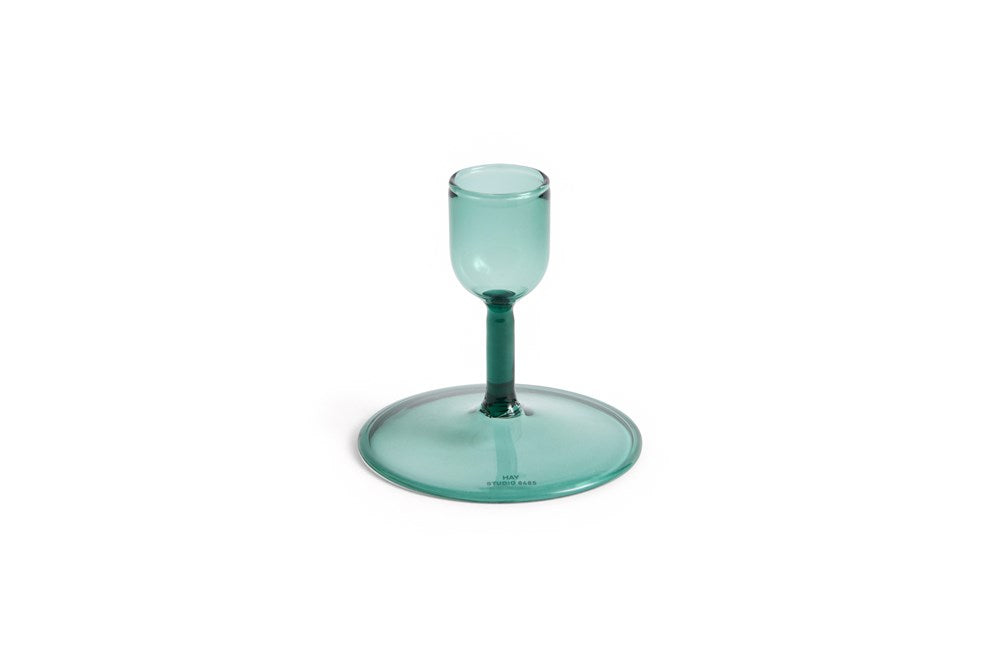 Tiny Candleholder Straight - Aqua