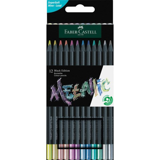 Faber-Castell Colour Pencils Black Edition Metallic