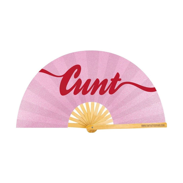 Cunt Glitter Script XL Fan