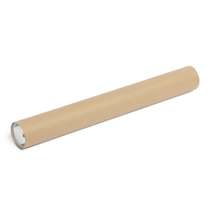 Cardboard Tube 630mmx76mmx1mm With Metal End Caps