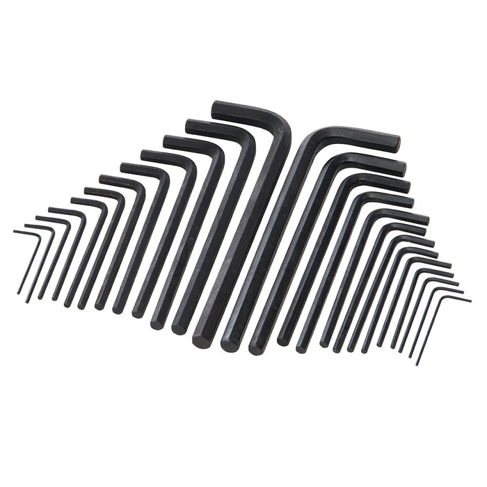 Hex Key Long Series Set 25pce Metric & AF