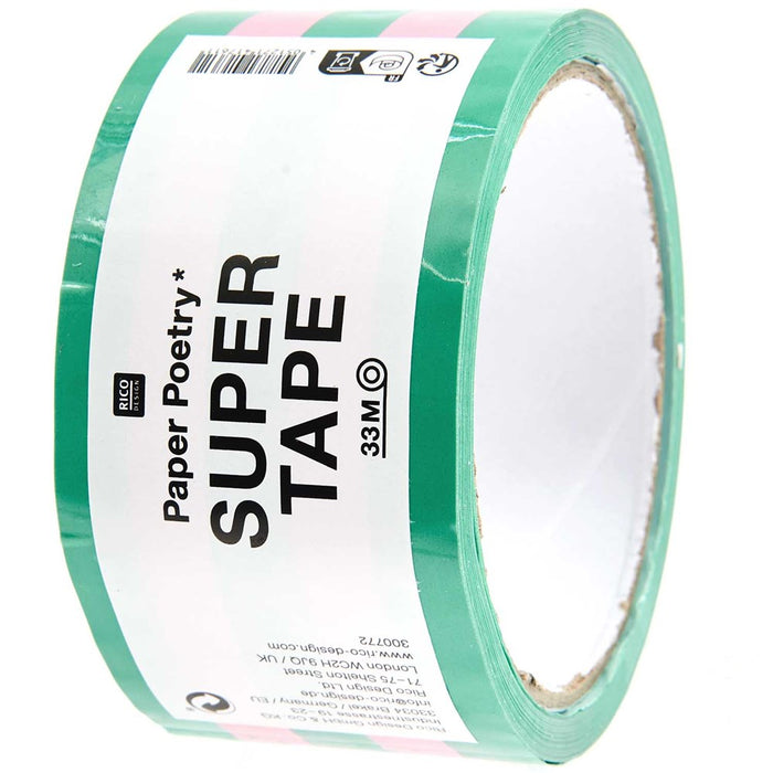 Rico - Adhesive Parcel Tape Pink / Green