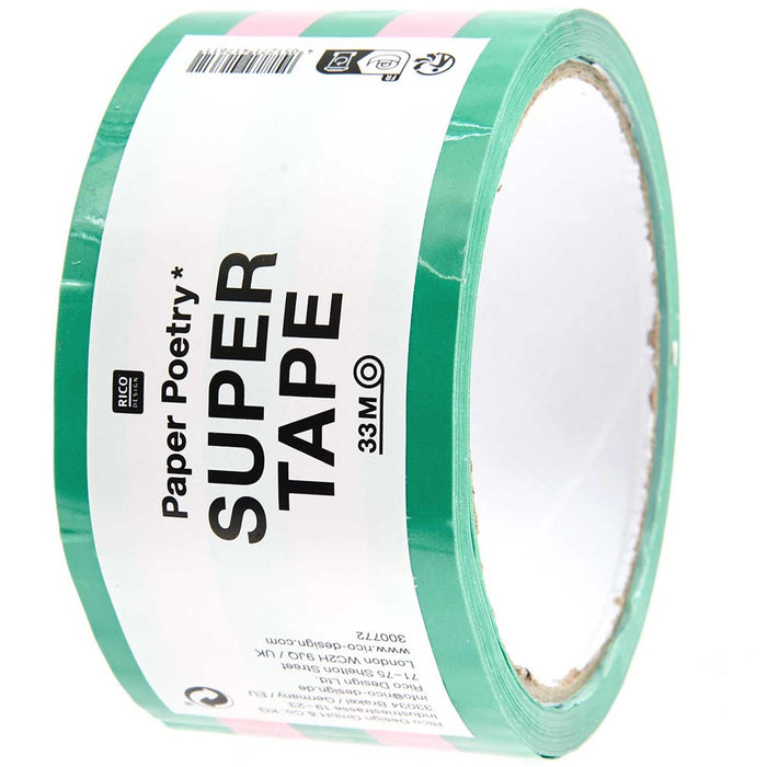Paper Poetry: Parcel Tape Pink / Green