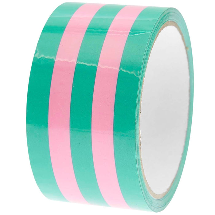 Rico - Adhesive Parcel Tape Pink / Green