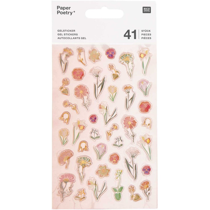 Paper Poetry: Puffy Stickers Futschikato Flowers