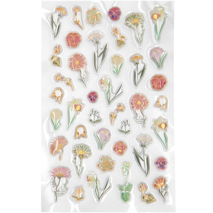 Paper Poetry: Puffy Stickers Futschikato Flowers