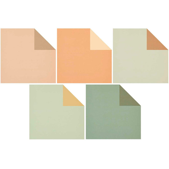 Paper Poetry: Origami Duo Earthy15cm x 15cm