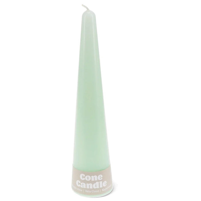 Rex Tall Cone Candle - Mint Green