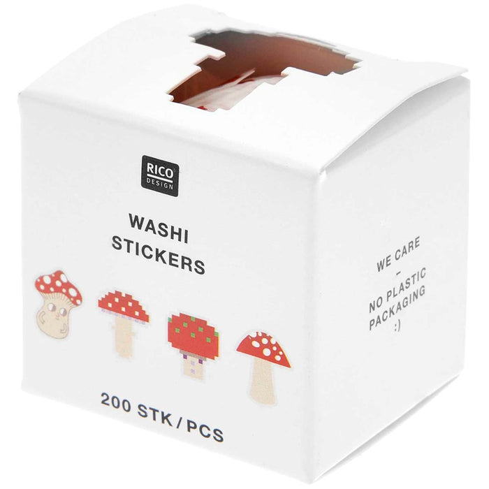 Washi Stickers Shrooom Big Reds
