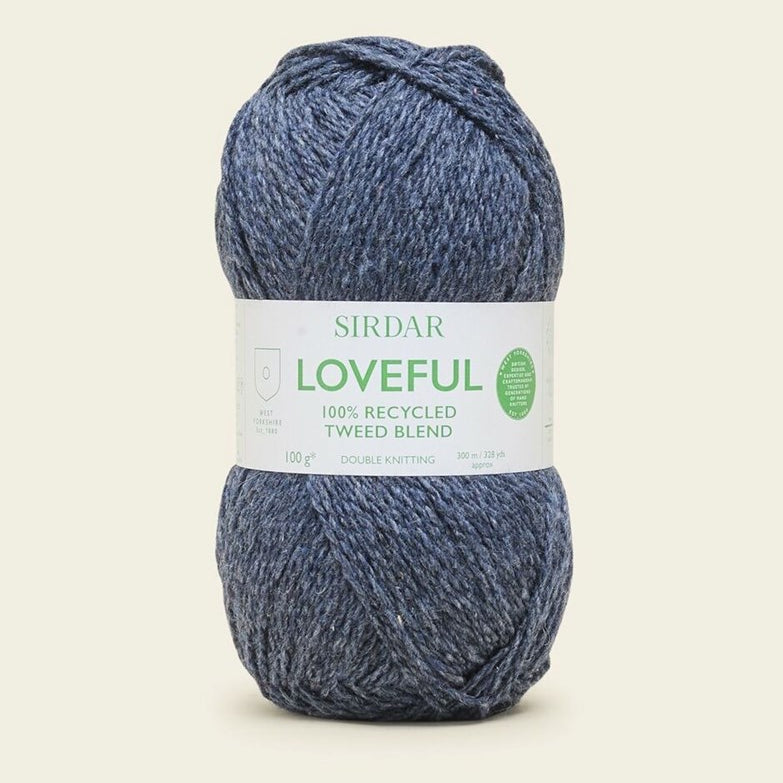 Loveful 100% Recycled Tweed Blend DK