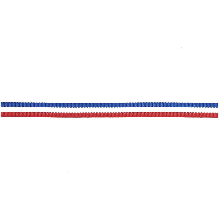 Rico - Woven Ribbon Multi Stripes - Blue/White/Red - 10 Mm X 3 M