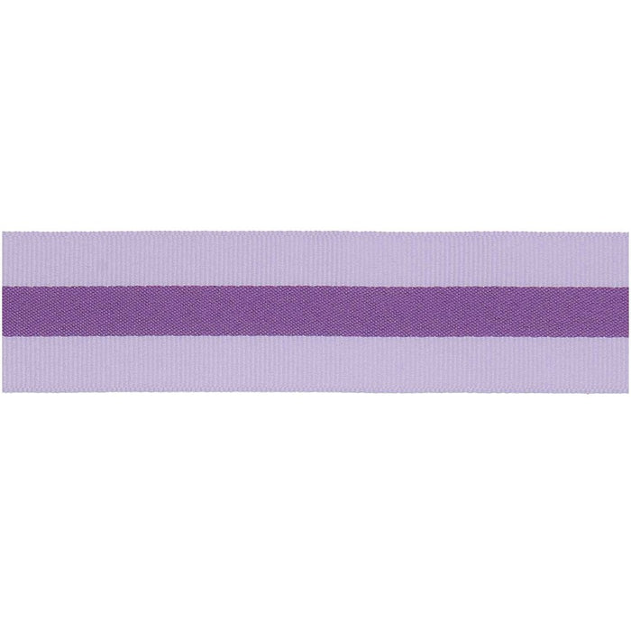 Paper Poetry: Woven Ribbon Multi Stripes - Lilac/Purple