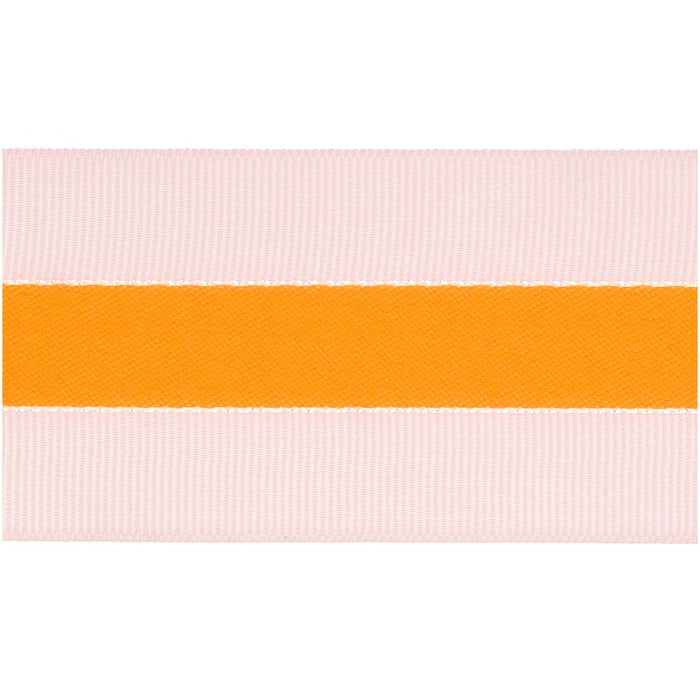Paper Poetry: Woven Ribbon Multi Stripes - Apricot/Iris/Neon Orange