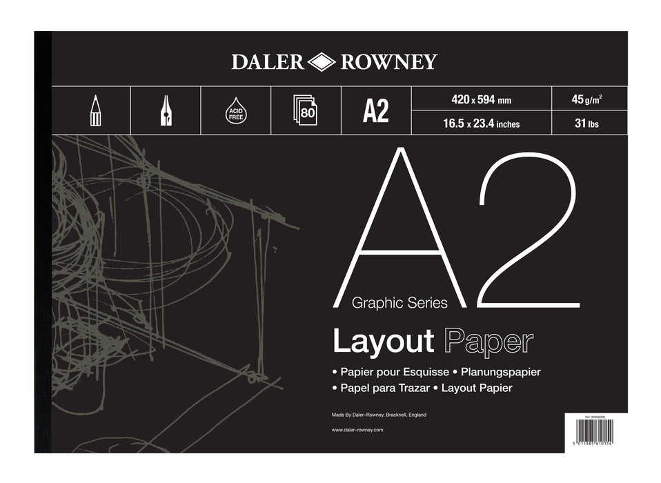 Daler Rowney A Series Layout Pad A2