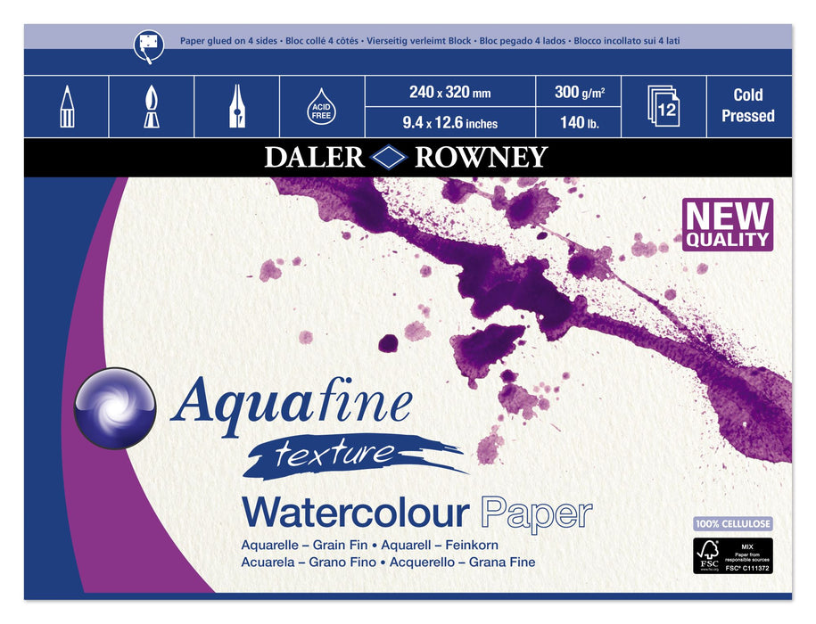 Daler Rowney Aquafine Watercolour Block