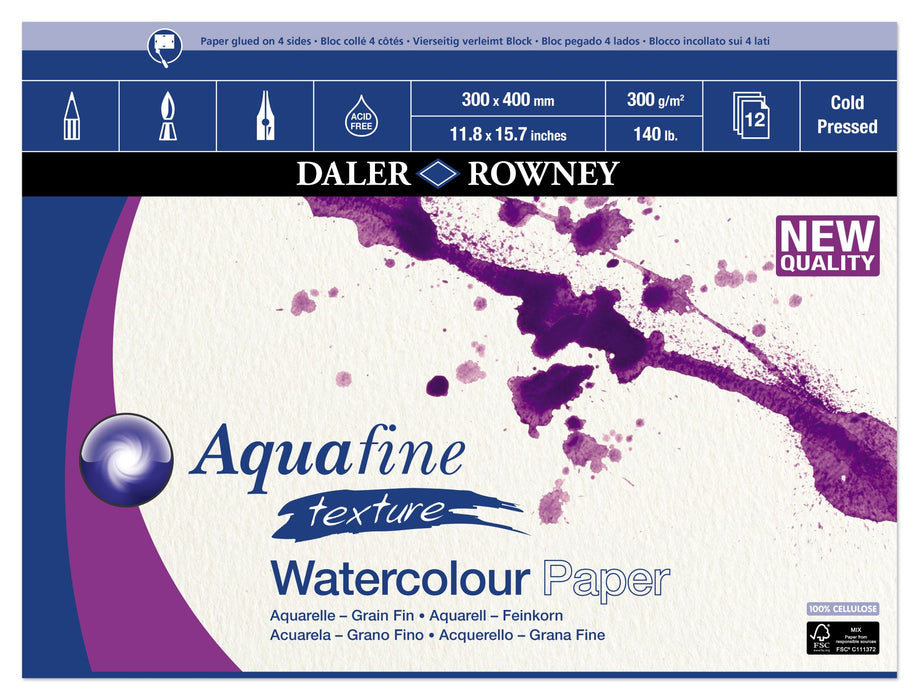 Daler Rowney Aquafine Watercolour Block