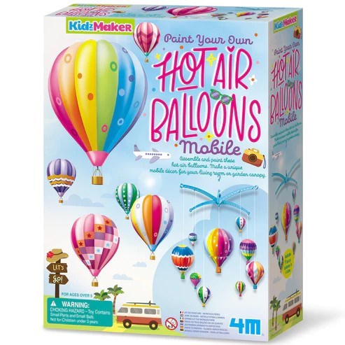 Paint Your Own Hot Air Balloons Mobile