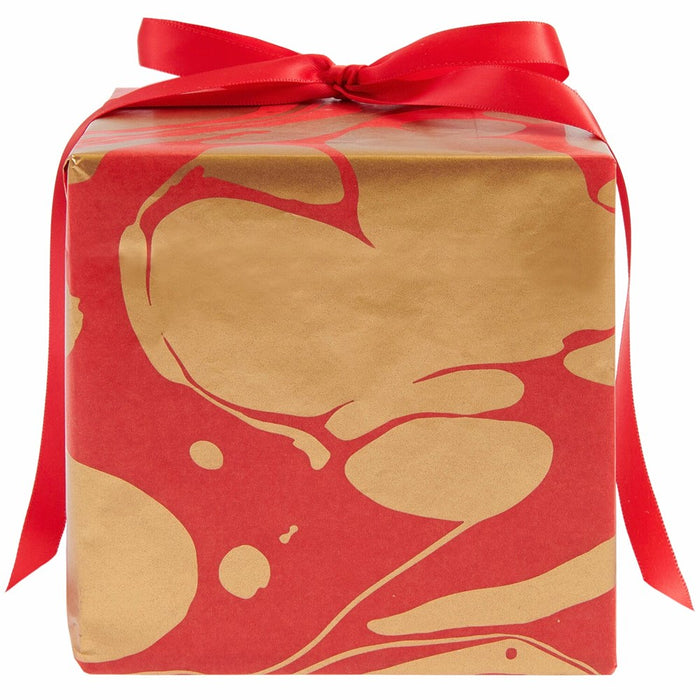 Rico Tissue Paper Marble, Red/Gold