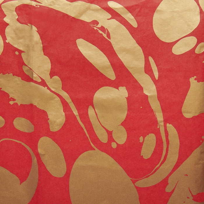 Rico Tissue Paper Marble, Red/Gold