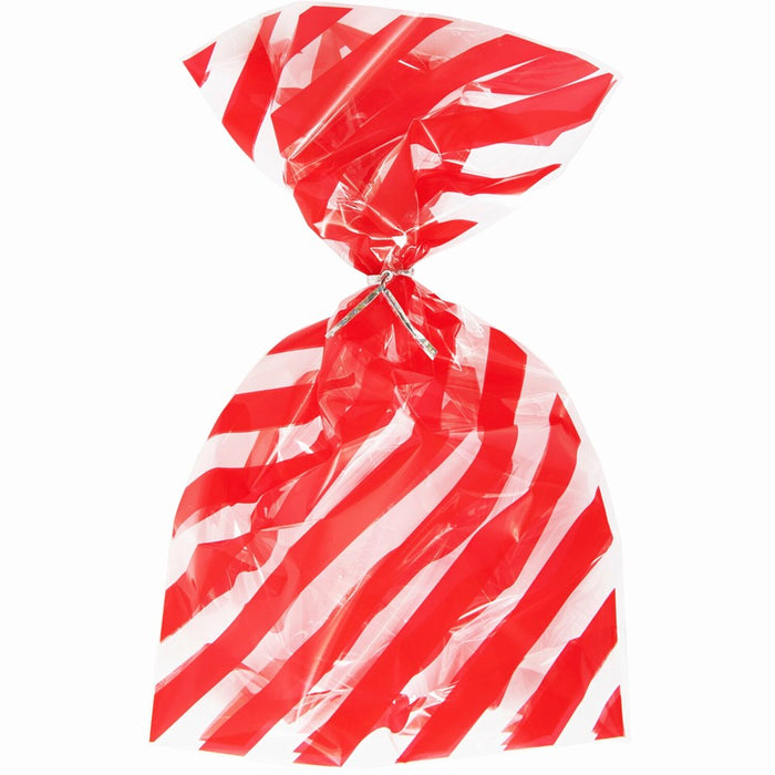 Rico Bottom Gusset Bags Red Stripes