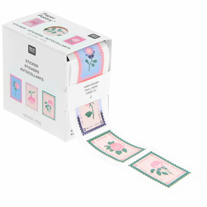 Rico Mini Stickers La vie en Rose, Stamps