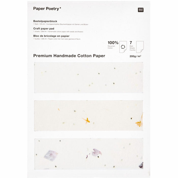 Rico Craft block made of cotton paper, DIN A4, Basics