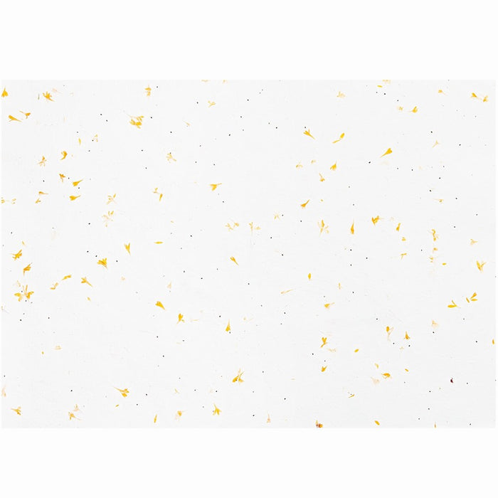 Rico Craft sheet 50 x 70 cm, cotton paper with flowers