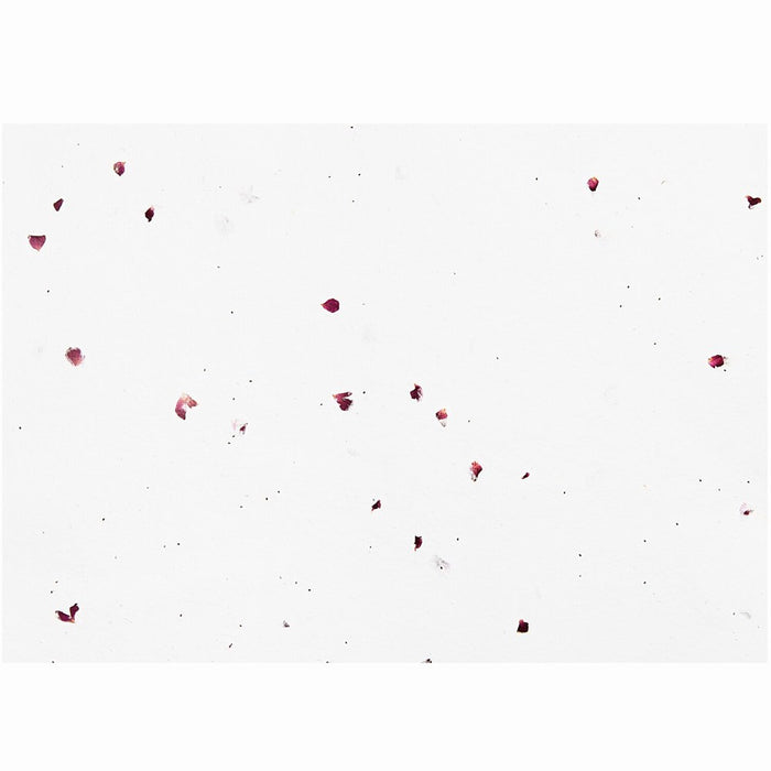 Rico Craft sheet 50 x 70 cm, cotton paper with rose petals
