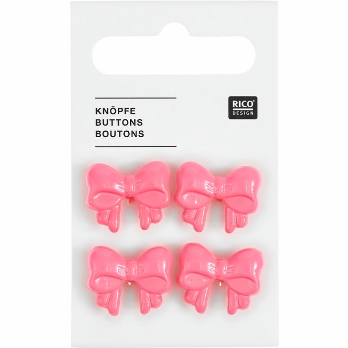 Rico Button Bow 4pc