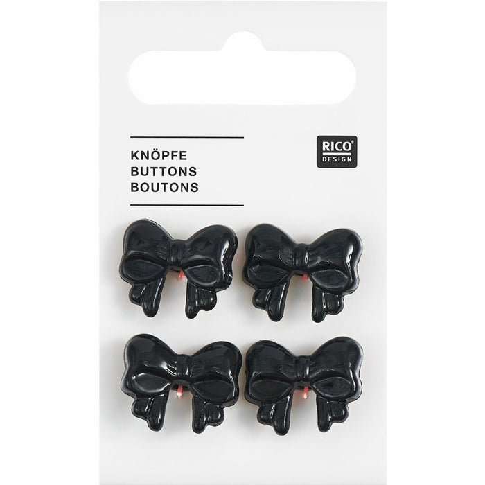 Rico Button Bow 4pc
