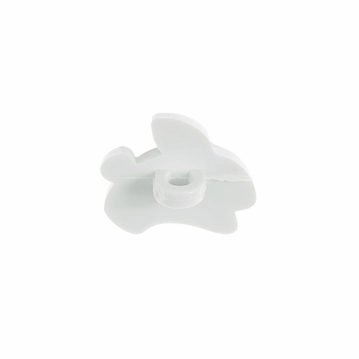 Rico Button Bunny, white, 4 pieces,