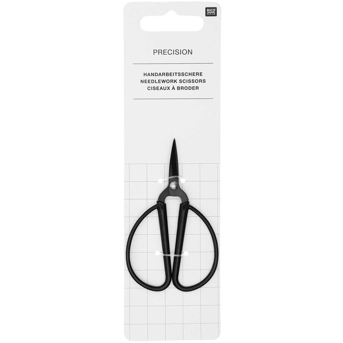 Rico - Needlework Scissors Black - 8 -9 Cm / 3 -5"