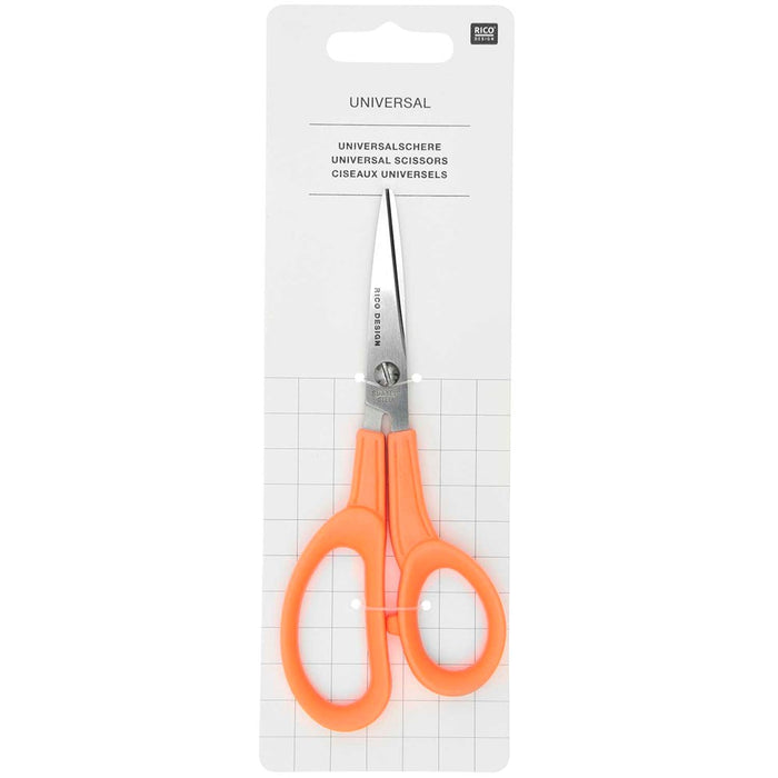Rico - Universal Scissors Neon Orange - 15 -2 Cm / 6''