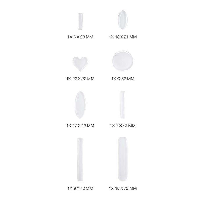 Rico: Silicone Casting Mould Hair Clips and Brooches