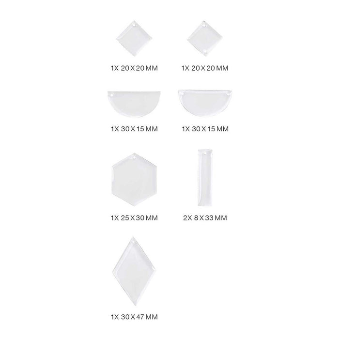 Rico: Silicone Casting Mould Pendants Geometric