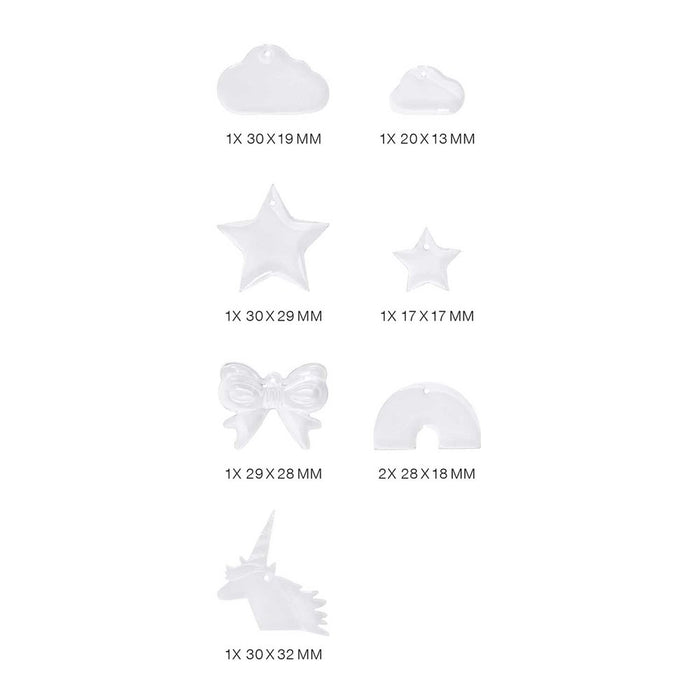 Rico: Silicone Casting Mould Pendants Rainbow