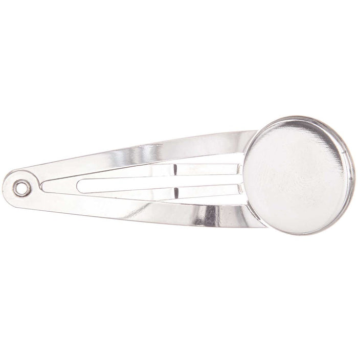 Rico: Hair Clip with Round Gluing Surface 5.5cm - 3pcs