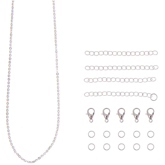 Rico - Jewellry Accessory Set - Clasps - Chains & Eyelets - 19 Pcs