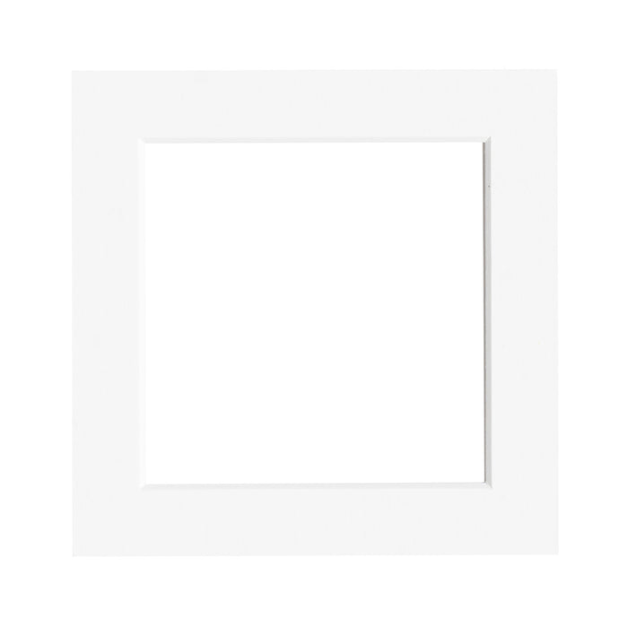 Mount to Fit - 5 x 5" Frame - White