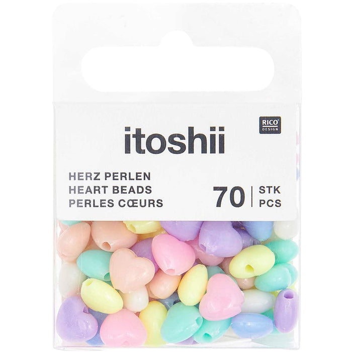 Itoshii Beads Mini Pastel Heart Mix