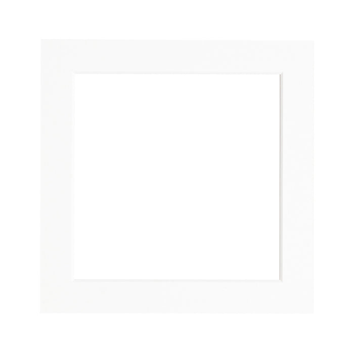 Mount to Fit - 6 x 6" Frame - White