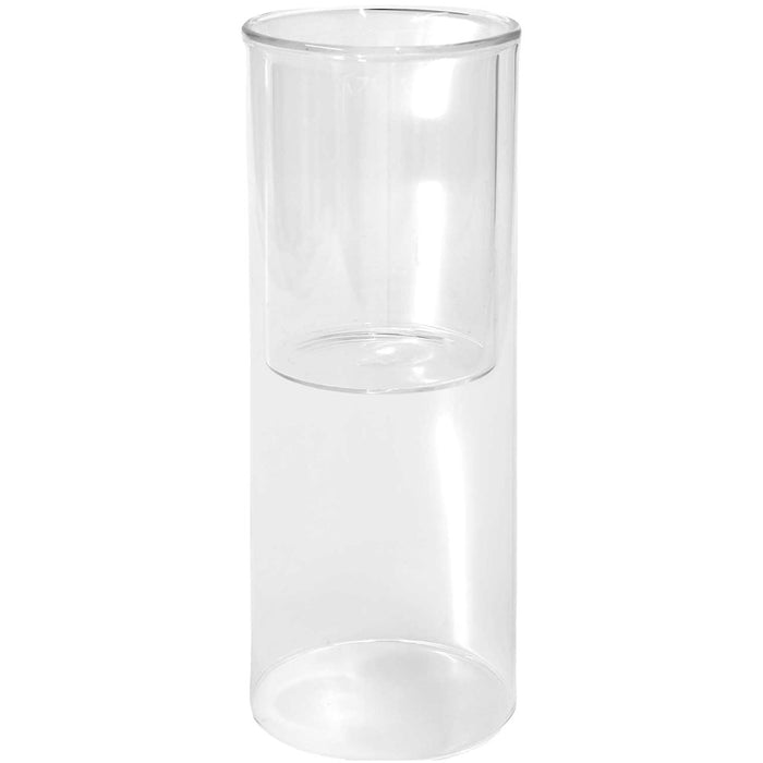 Rico: Candle Holder Glass Lantern  - 25 x 9.5cm