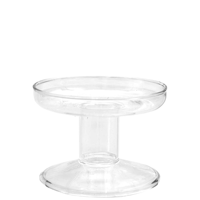 Rico: Candle Holder Glass - 8.5 x 8.5 x 6cm
