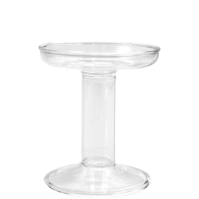 Rico: Candle Holder Glass - 8.5 x 8.5 x 10cm