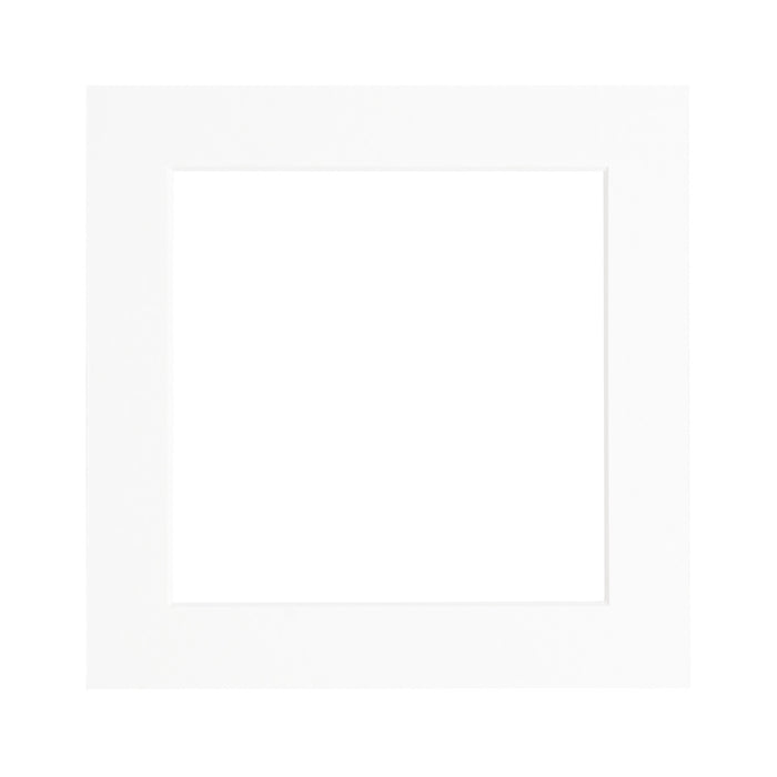 Mount to Fit - 7 x 7" Frame - White