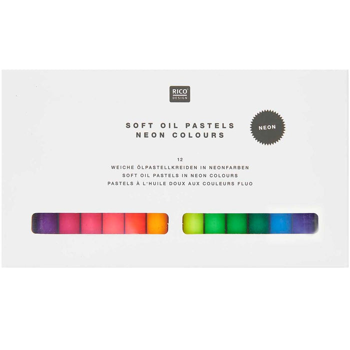 Rico Oil Pastels 12 colours (Neon)