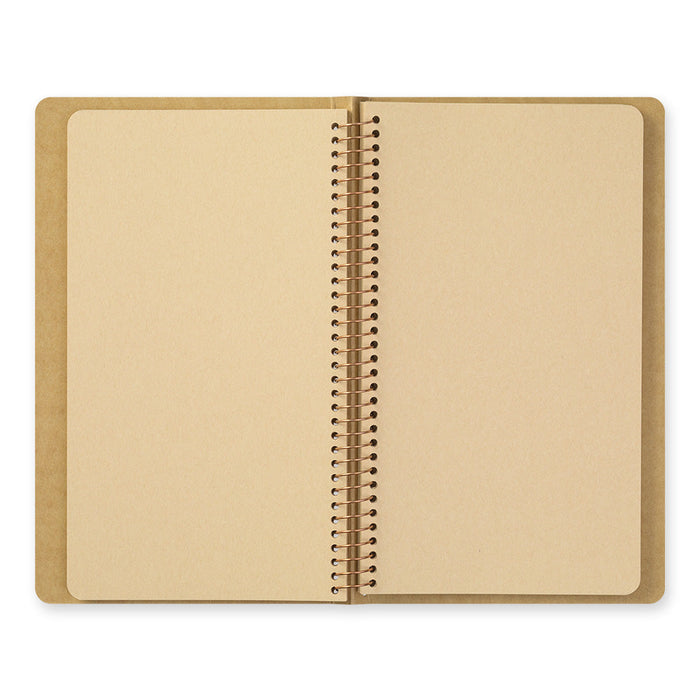 Midori: Traveler's Spiral Ring Notebook: A5 DW Kraft