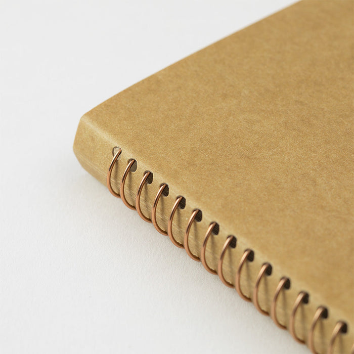 Midori: Traveler's Spiral Ring Notebook: B6 DW Kraft