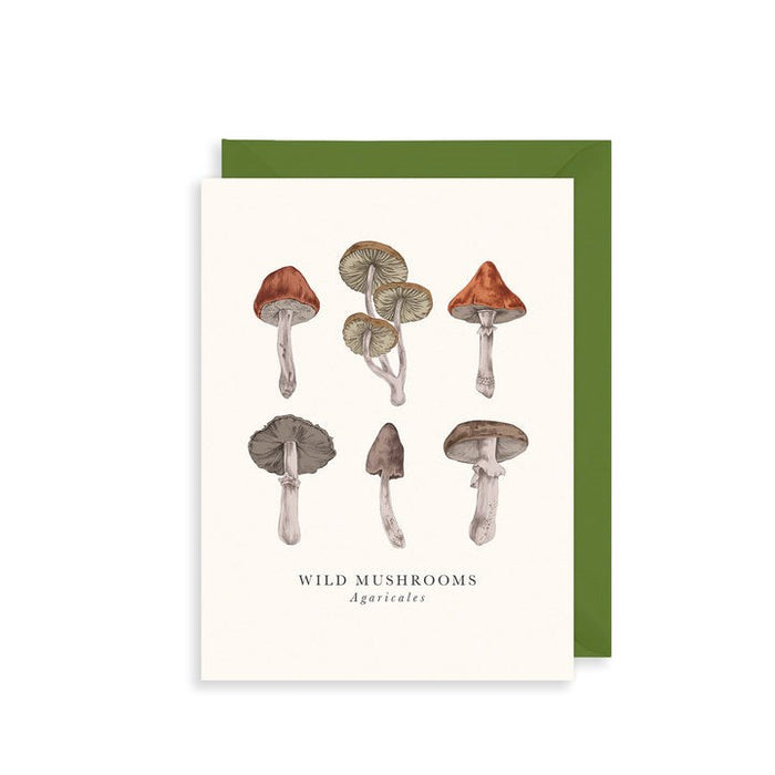 Wild Mushrooms Card