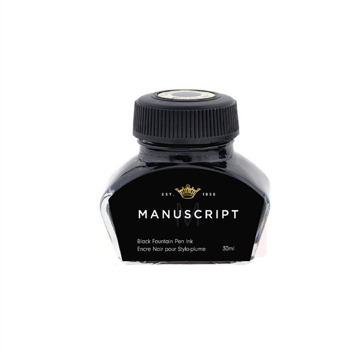 Manuscript: 30ml Bottle Calligraphy Black Fountain Pen Ink